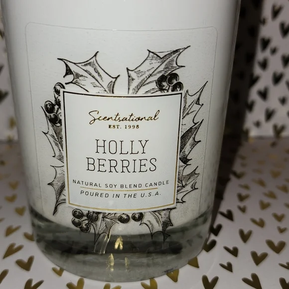 Brand New Scentsational Holly Berries Candle - Picture 2 of 6